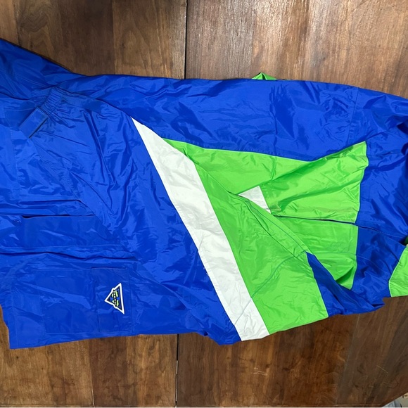 Teknic vintage motorcycle rain gear full suit: jacket/pants size XXL - Picture 12 of 15